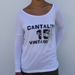 Tee-shirt Blanc ML Femme SOPH- Cantalife