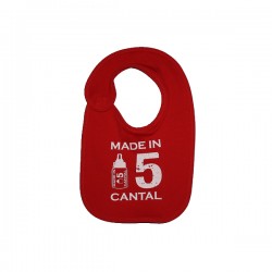 Bavoir Rouge - Made In Cantal