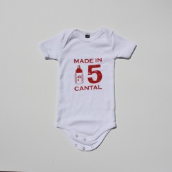 Body manches courtes Blanc - Made In Cantal