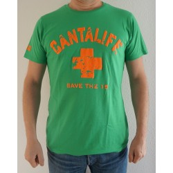 Tee-shirt Vert/Orange Classic Vintage - Cantalife