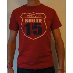 Tee-shirt ROAD Rouge - Cantalife
